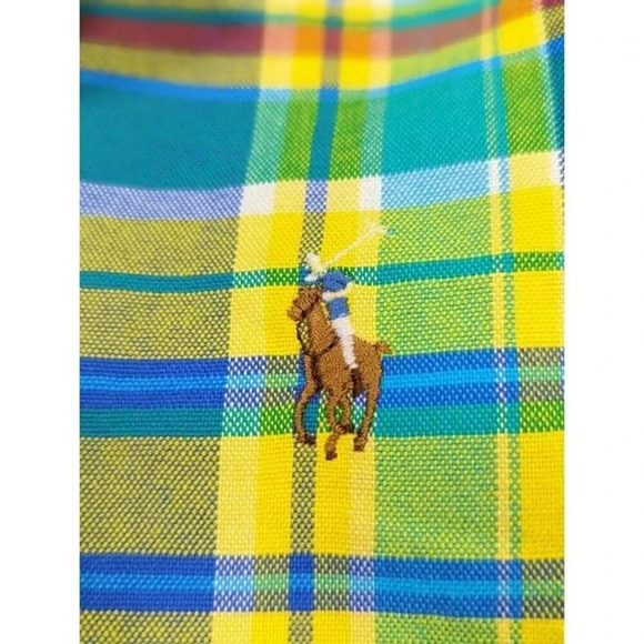 Polo Ralph Lauren Men's Cotton Plaid Check Long Sleeve Shirt Size M (MSRP $125) - Picture 6 of 7